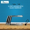 MARINE CITY Stainless Steel 3-Step Telescoping Swim Ladder with Slide