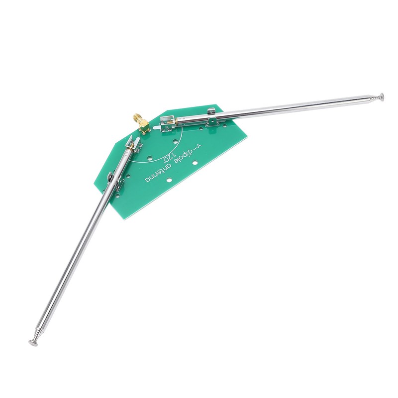 V Dipole Antenna SMA Female Interface Telescopic Antenna 78M‑415MHz FM