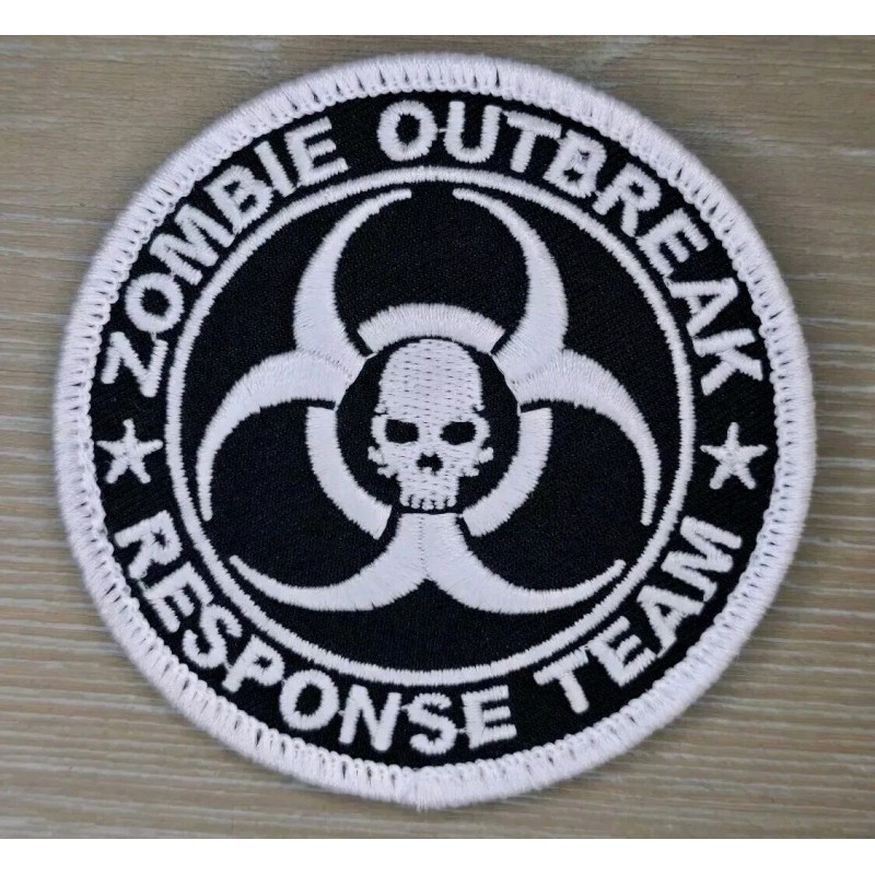 Unbranded ZOMBIE OUTBREAK RESPONSE TEAM BIOHAZARD SKULL GLOW TACTICAL SWAT