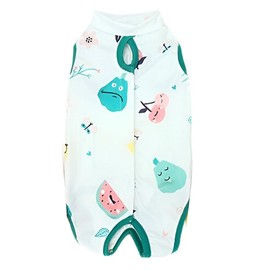 AIMALL Pet Cat Postoperative Recovery Suit - Soft, Breathable Polyester Sterilization & Weaning Clothing for Surgical Healing, Skin Protection, Adjustable Velcro, Multiple Sizes