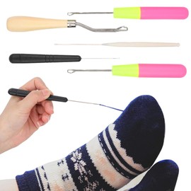 Hook Kit Latch Hook Tool, 5Pcs/Set Latch Hook, Knitting Weaving for Rugs Socks