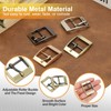 PATIKIL Bronze Metal Single Prong Buckle, 6 Pcs 1 Inch
