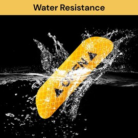 EZONEDEAL 4pc / set Open Ad Reflective Warning Car Open Reflective Tape Exterior Bicycle Accessories DIY Car Door Stickers for Trucks Car Open Warning Safety Signs Reflectores Coche Tape