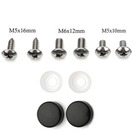 Germany 3D Metal Black License Plate Frame (German Flag)