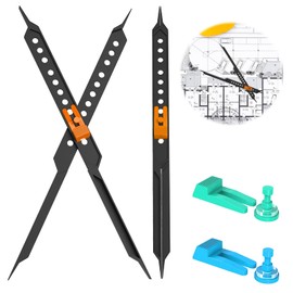 Proportional Dividers Scale Divider for Artists Drawing Drafting Compasses Adjustable Measurement Caliper ToolsPrecise Compass Ruler Plastic for Artists, Painting, Drawing Aids