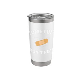Some Cuts Don't Heal - Support American Jobs Pro Democracy Stainless Steel Insulated Tumbler