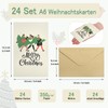 Kesote Christmas Cards with Envelope Set of 24 Cards A6