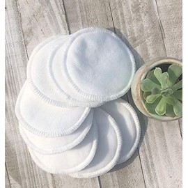 BeNat. 8-pcs. Reusable Facial Rounds Pads. Zero-waste. Eco-Friendly (Diameter 8")