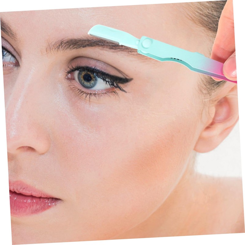 FOMIYES Eyebrow Grooming Tool Precision Tweezers Eyebrow Trimmer Comb for