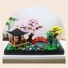 Architectural Building Set, 2280Pcs Japanese Zen Gardens and Meditation Cherry