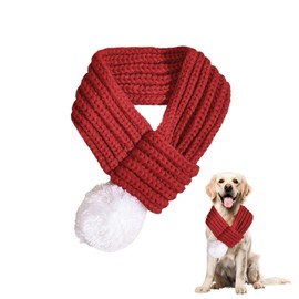 Christmas Dog, Dog Christmas Costume Scarf Dog Costume Dog Pet Christmas Costume Dog Clothes Red Christmas Costumes Christmas Scarf, for Christmas Days Pet Clothing (M)