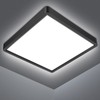 Defurhome LED Ceiling Light,18W 1500LM,100W Equivalent,5000K Daylight White,Waterproof IP54,Flush Mount,