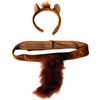 Making Believe Plush Horse Headband Ears and Tail Costume Set