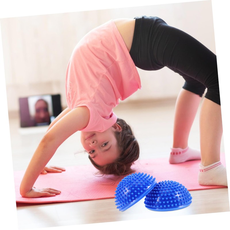 BIUDECO 2Pcs Sensory Stability Balls Half Spike Dome for Balance