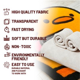 Tufting Cloth 80"x80" with Glue for Rug Tufting - Monk Cloth Fabric for Punch Needle - Monk Cloth Embroidery- Cloth Tufting Kit - Rug Making Weavers - Cloth Tufting - Primary Monks Cloth