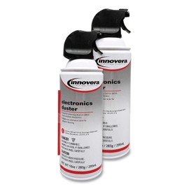 Innovera Innovera IVR10012 10 oz. Can Compressed Air Duster Cleaner (2/Pack)