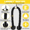 Tricep Rope Cable Machine Attachment, 35" Triceps Pull Down Rope