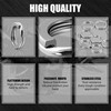 Fishing Split Rings Kit, 200pcs Stainless Steel Split Rings Round
