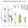 ALLYWASAI Patio Sliding Door Handle Set with Mortise Lock, Key
