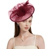 Markest Fascinators for Women Tea Party Hats Flower Feather Headpiece