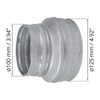 HVAC OV 5" to 4" Inch Round Duct Reducer -