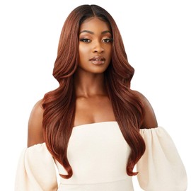 Outre melted Hairline Lace Front Wig Frontal Effect Hairline HD Transparent Lace SERAPHINE (1B)