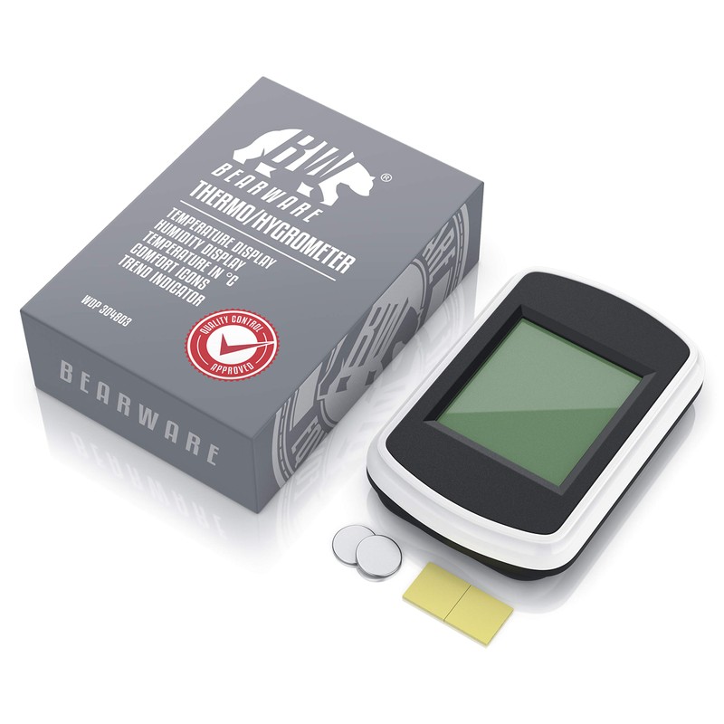 CSL Digital Mini Thermo-Hygrometer Thermometer Hygrometer Indoor Temperature and Humidity