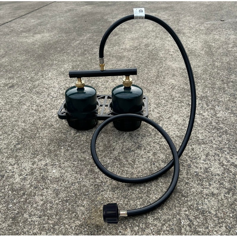 MENSI Dual Propane Refill Adapter Kit, 2 x 1lb Adapters
