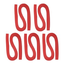 PATIKIL 600pcs Quilling Strips Paper 1/8"(3mm) 21"(54cm) Origami Paper Quilling Strip for Art DIY Hand Craft Christmas, Bright Red