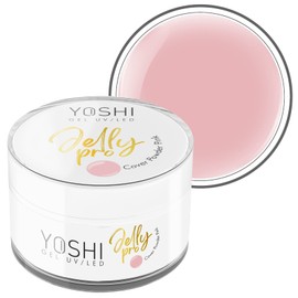 Yoshi Jelly PRO Gel Nails 50 ml - Extra Firm Manicure UV Gel - Professional Gel Nails - Builder Gel for Nails - Nail Gel UV and LED - Gel for Gel Nails - Powder Pink