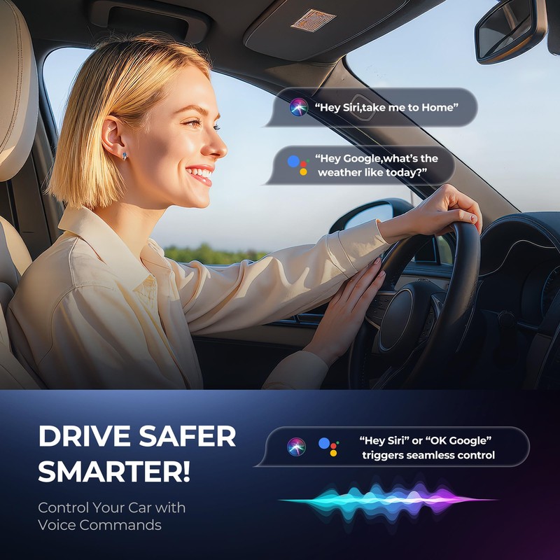 Wireless Android Car/Carplay Wireless Adapter 2 in 1 - Wireless