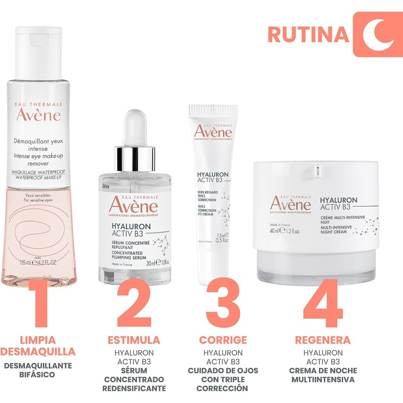 Avene Avène Hyaluron Activ B3, Crema Regeneradora con Niacinamida, 40