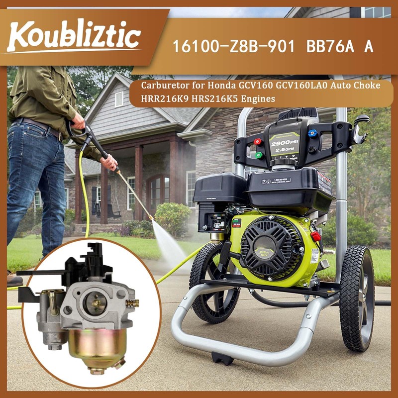 RY802925 Carburetor For Ryobi Pressure Washer Compatibility with RY80588A RY80588VNM
