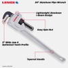 Lenox Aluminum Pipe Wrench, 24 Inch (LXHT90624)