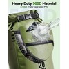 HEETA Waterproof Dry Bag Backpack with Zippered Pocket (Green, 10L)