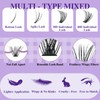 B&Q Wimpern Extensions Set 30D+40D DIY Lash Extension Set Mit