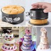 LOVLYLOVLY 6 De Molde Redondo Pasteles Para Tartas, 12/18/20/24/26/28cm