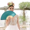 FANSOF.FANS Fabric Handheld Folding Hand Fan With a Tassel Grade