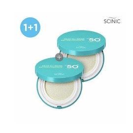 Scinic Enjoy All-Round Airy Sun Cushion EX 25g (SPF50+), 2 pcs. / 싸이닉 엔조이 올라운드 에어리 썬쿠션 EX 25g(SPF50+), 2개
