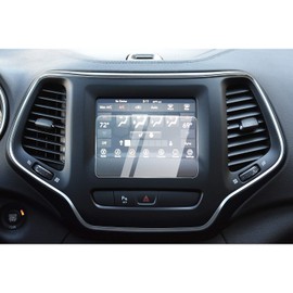 CDEFG for 2019 2020 2021 Cherokee Uconnect Navigation Touchscreen Protector Center Control Touchscreen Protector, Tempered Glass HD Scratch Resistance Anti-Explosion (7 in)