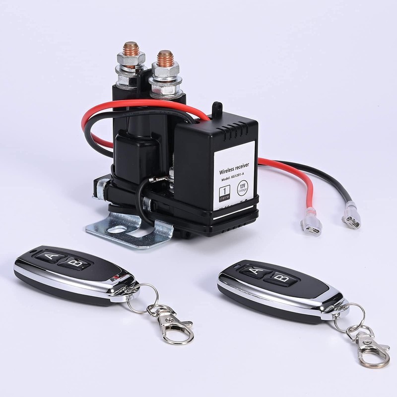 Car 500A Starting 200A Rated Wireless Battery Disconnect Switch &