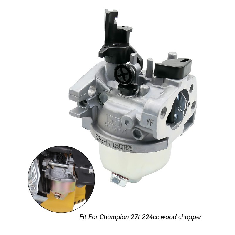 EMIHO Carburetor Fit for Champion 100424 27Ton 224cc Log Splitter