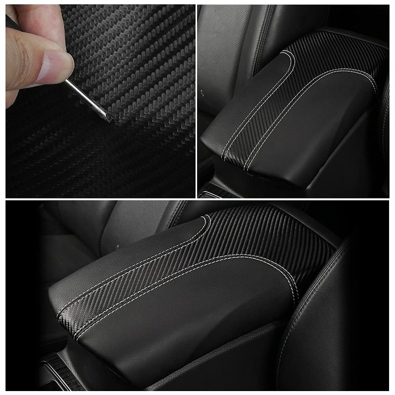 INTGET Car Center Console Armrest Cover for Nissan Rogue 2014-2020
