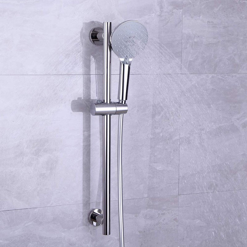 kimzcn Shower Slide Bar with three Function Massaging Hand Shower