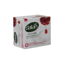 Dalan Multicare Soap Sweet Pomegranate Caring Milk, 3 Bars x 3.17oz Each
