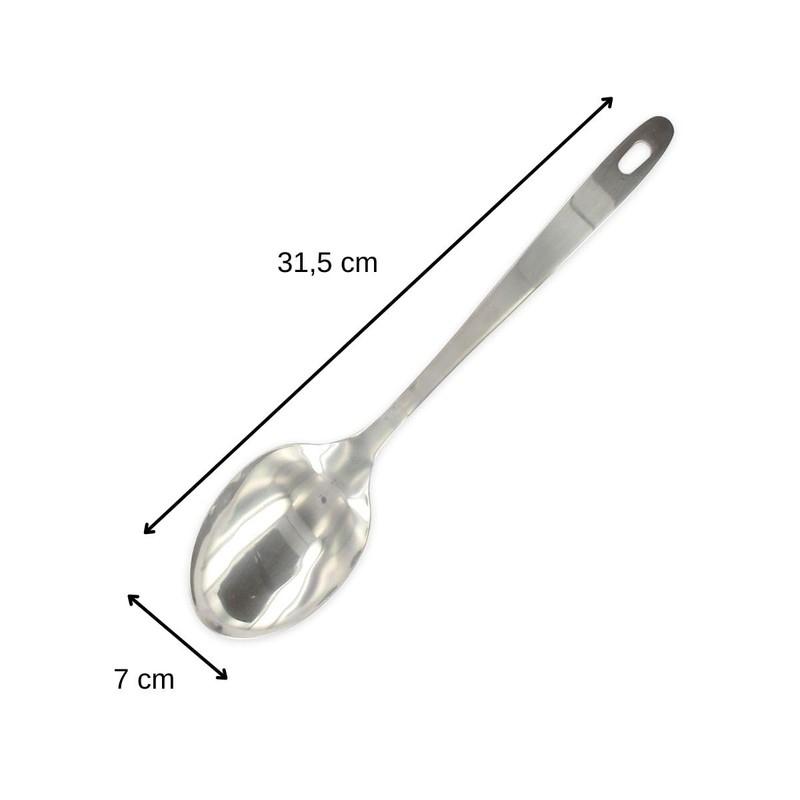 Fackelmann Stainless Steel Spoon, Silver