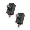 ZDRU 2Pcs Hard-Wired Post Eye Light Control Sensor, 100-277V Auto