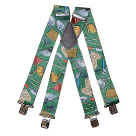 MENS BRACES BRIMARC GARDENING GARDEN TOOLS DESIGN HEAVY DUTY 2" 50mm WIDE GREEN FROM M.K.TOOLS