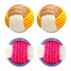 Lotsdonxia 4 Pcs Sisal Cat Toy Balls, Interactive Pet Rolling