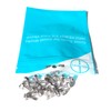IMScrews 50pcs #8 x 1/2" Stainless Hex Washer Head Self
